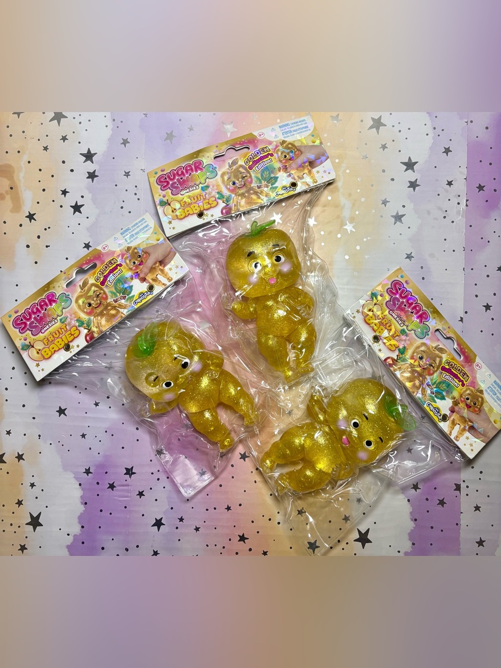 Rare Golden Sugar Swaps Fruit Babies Golden Edition